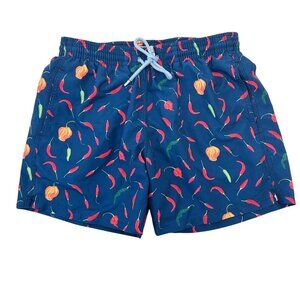 GRANADILLA Mid-length Swim Shorts | Chillies  Navy Medium